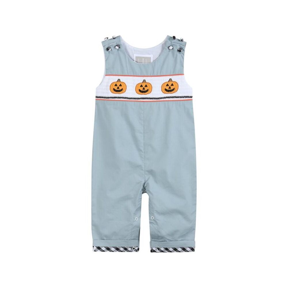 Lil Cactus Girls Overall, Grey